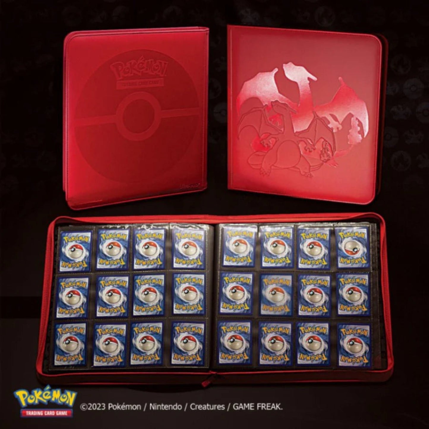Álbum Pokémon Ultra PRO 12 Bolsillos con Cremallera – Charizard