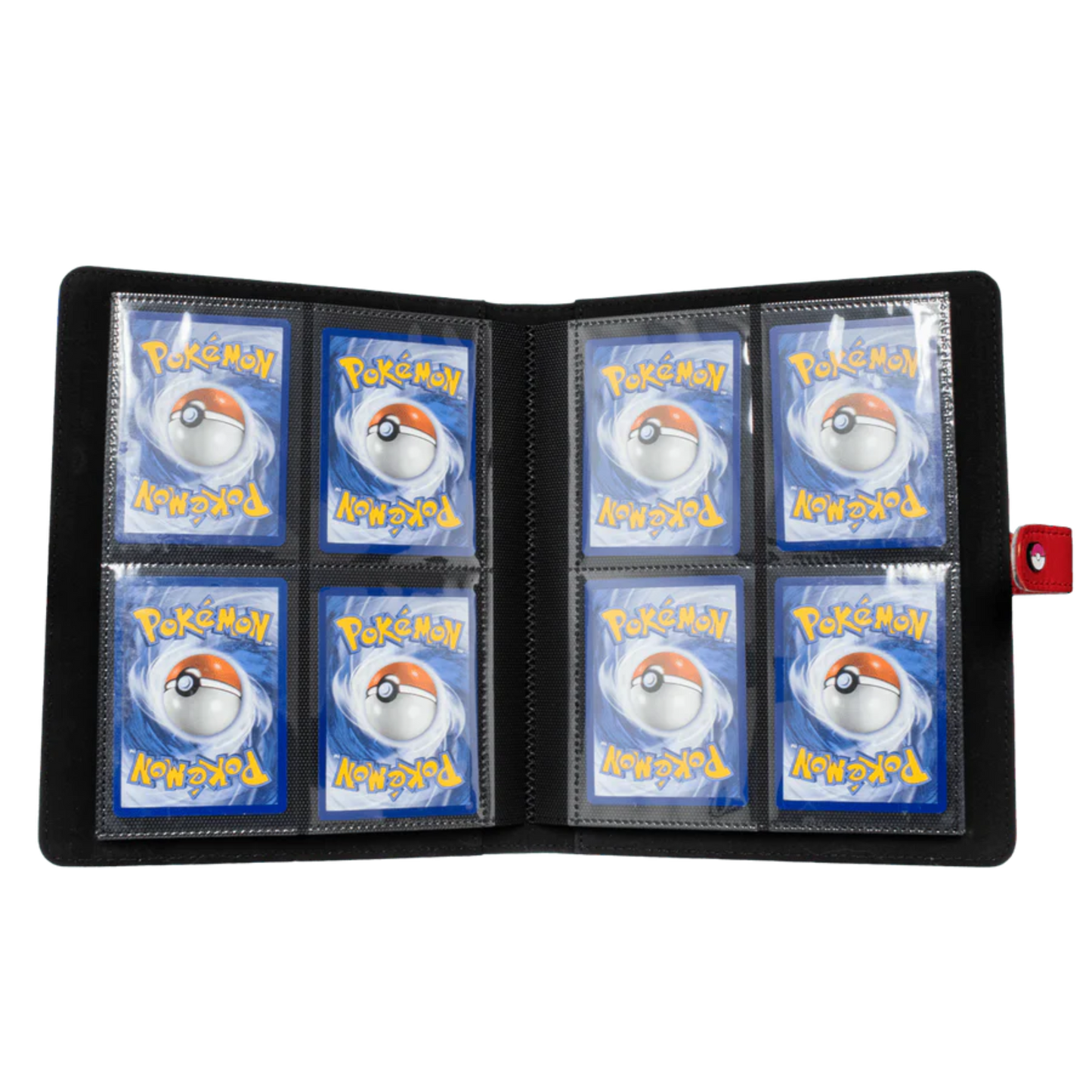 Álbum Premium Pokémon 4 Bolsillos con Cierre Snap – Red