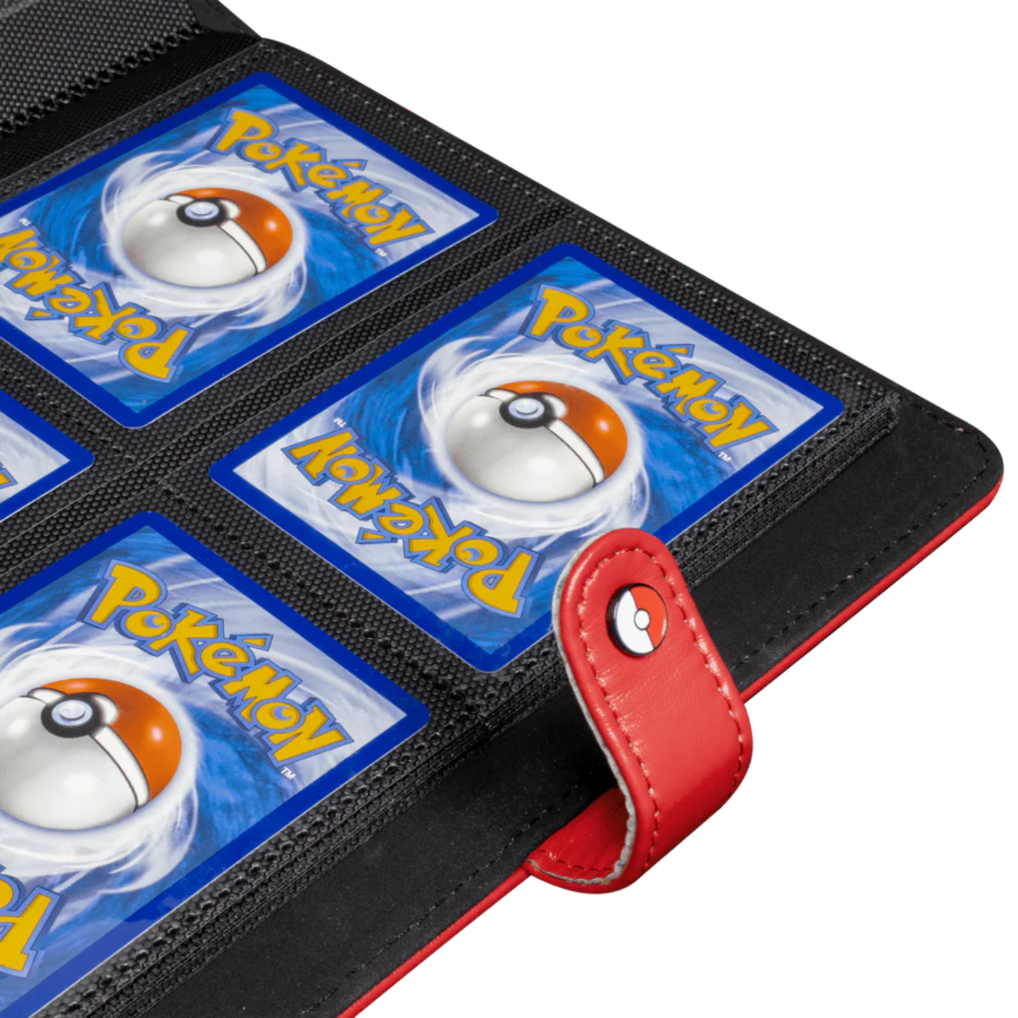Álbum Premium Pokémon 4 Bolsillos con Cierre Snap – Red