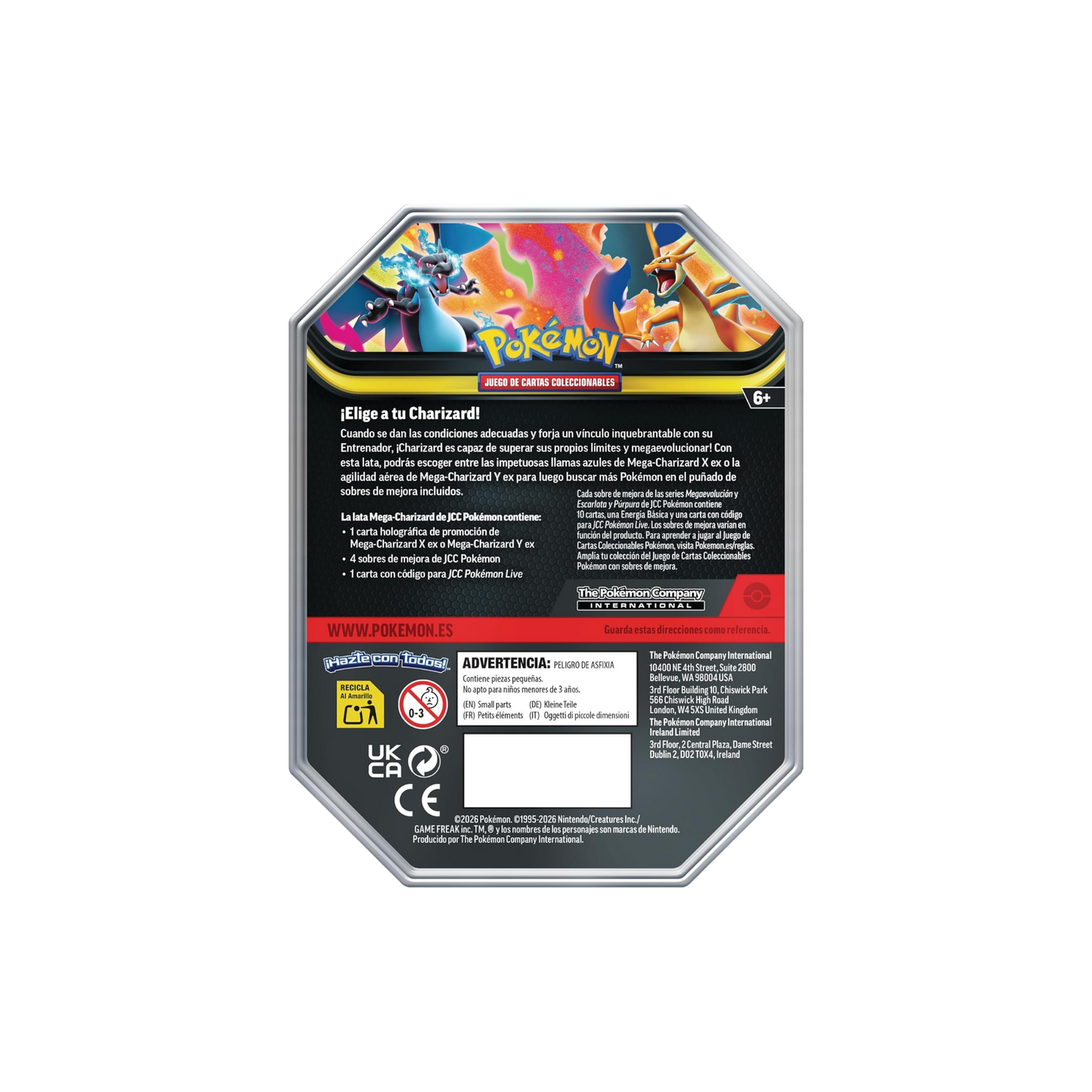 Lata Mega-Charizard - Inglés